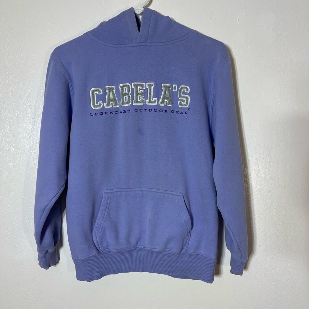 Cabela's Purple Hoodie. Youth size M/L. In good used condition!